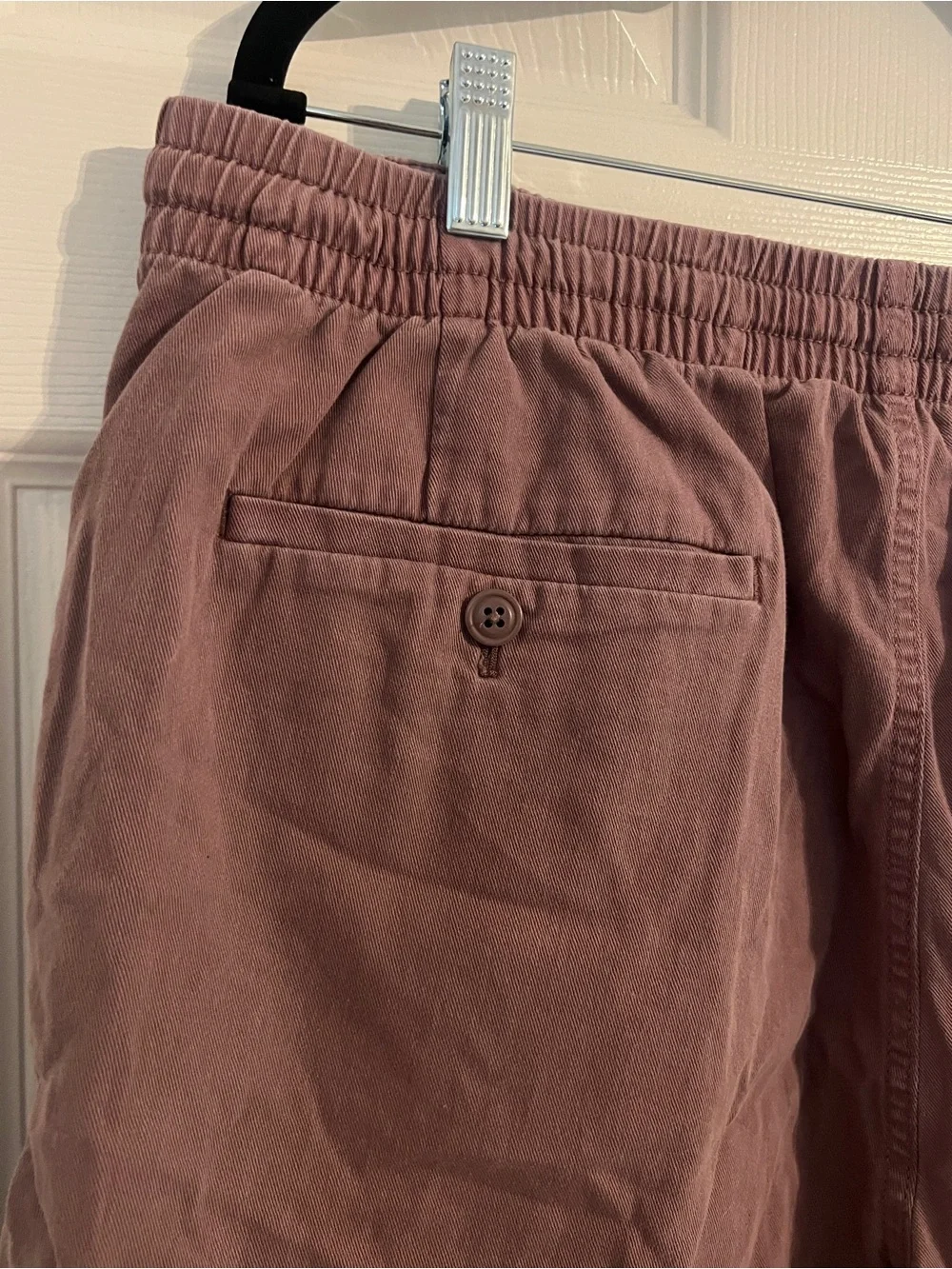 J.Crew Garment Dyed Casual Drawstring Shorts Men’s XL Mauve Beach Coastal